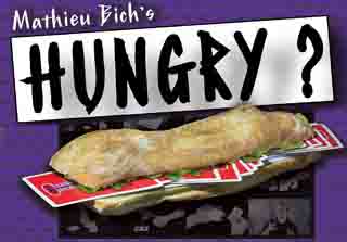 Mathieu Bich's Hungry DVD Cover, Creative DVD with theory and Sandwich effects