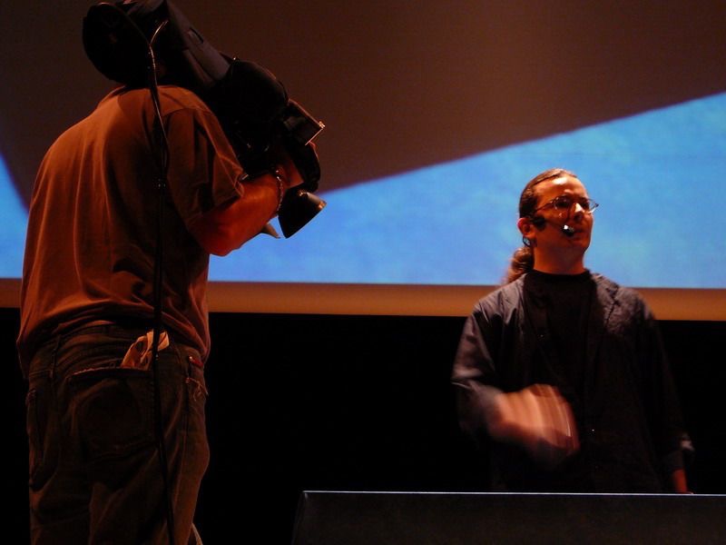 Mathieu BIch on stage in Las Vegas