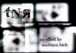 cover of Mathieu Bich's TNR, a new and visual torn and restored card.